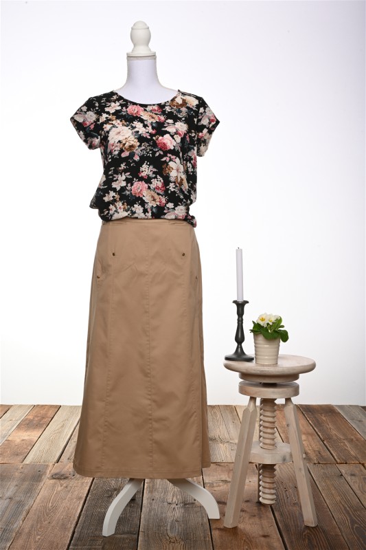 No Ziggy Fawn Khaki Maxi